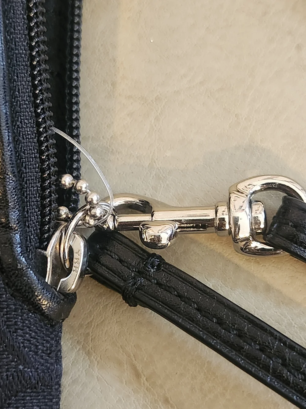 Coach Black Signature EAST/WEST Jacquard Wristlet with Hang Tag NWT - Picture 11 of 12